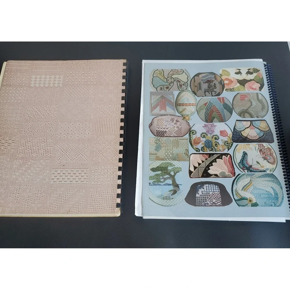 Marnie Ritter's Canvas Patterns Autographed & Copy Mary Fry's Pulled Thread Work